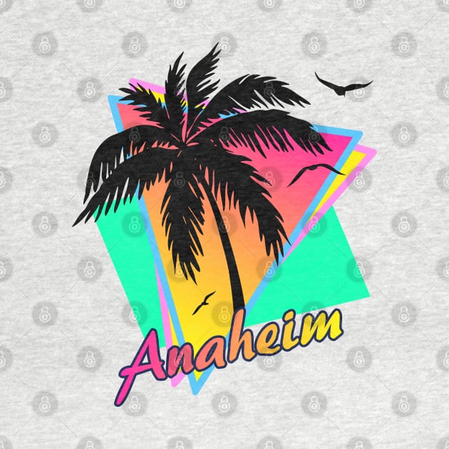 Anaheim Cool 80s Sunset by Nerd_art